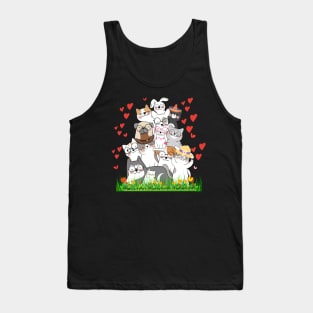 cats kitty animal pet kitten animals gifts cute cat love lover funny cat cats lovecat lady Tank Top